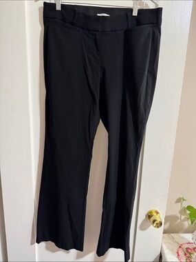 Lane Bryant The Allie Black Boot Cut Dress Pants Size 14 S EUC